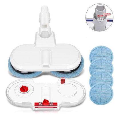 Electric Mop Head With Water Tank for Xiaomi Dreame / Dyson Handheld Vacuum Cleaner Narrow 6 Blue Rags by bashfashion