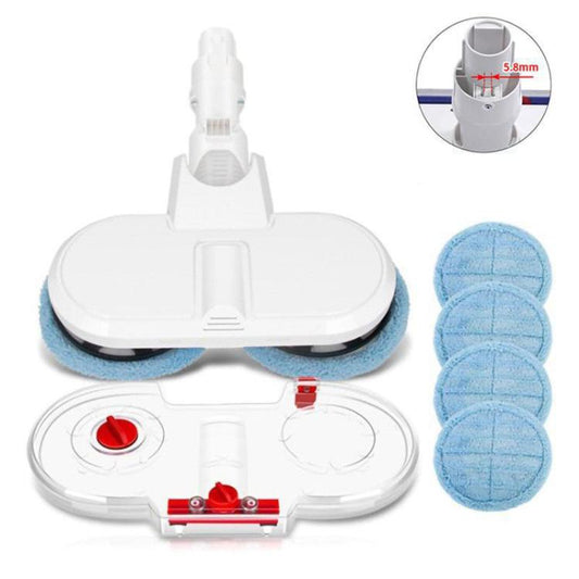Electric Mop Head With Water Tank for Xiaomi Dreame / Dyson Handheld Vacuum Cleaner Narrow 6 Blue Rags by bashfashion