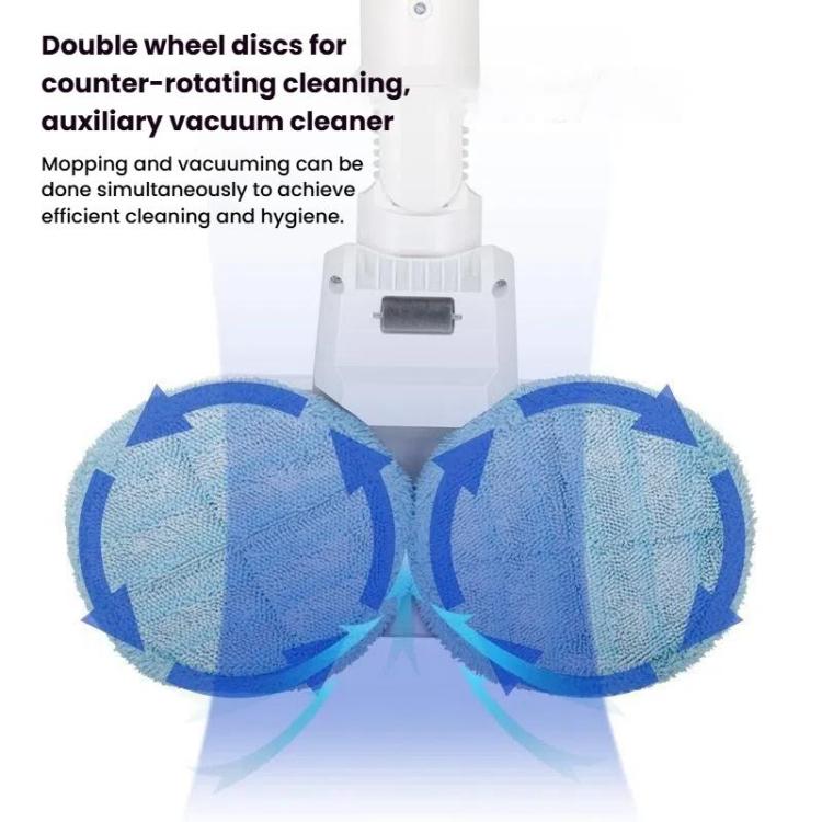 Electric Mop Head With Water Tank for Xiaomi Dreame / Dyson Handheld Vacuum Cleaner Wide 6 Gray Rags by bashfashion