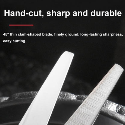 Stainless Steel Haircutting Scissors Set Hair Cutting Tools, Spec: 9-in-1 Half-gold by bashfashion