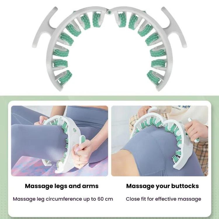 KEDU Leg Roller Massager Slimming Leg Roller Inner Thigh Calf Muscle Relaxation Trainer Manual Massager(Avocado Green) by KEDU