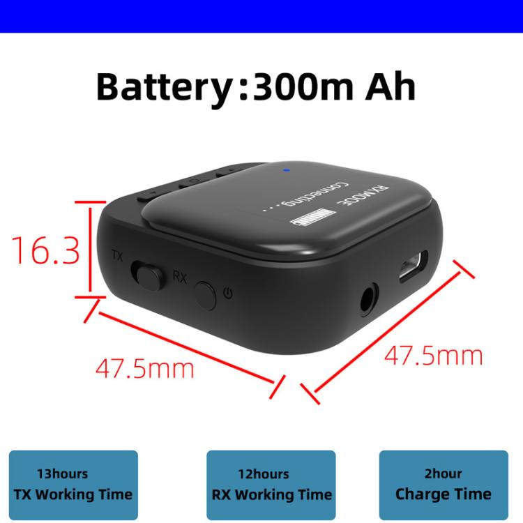 TR82 Bluetooth 5.2 Display Receiver Transmit And Receive 2 In 1 Adapter by bashfashion