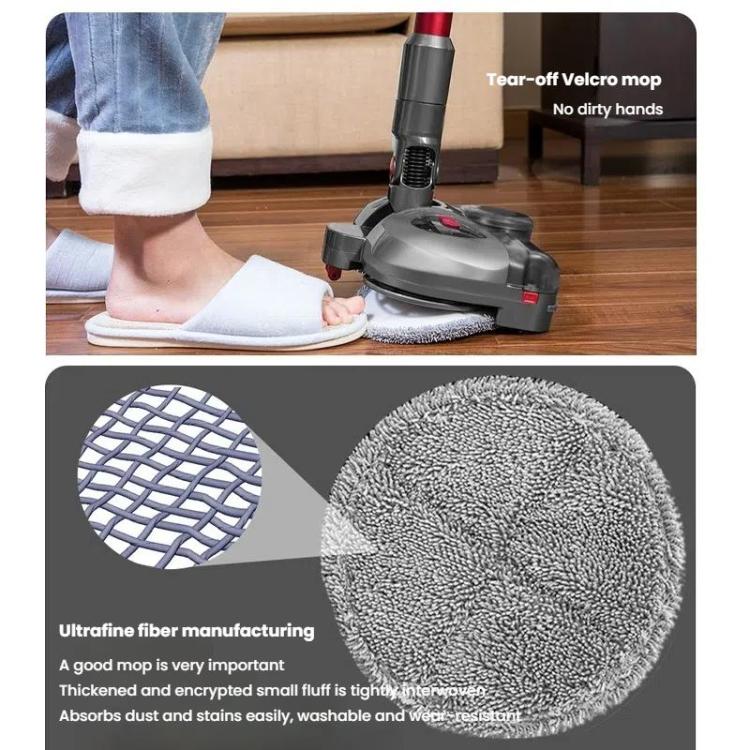 For Dyson V7 / V8 / V10 / V11 4-In-1 Electric Mop Head With UV Sterilizer Light And Water Tank by bashfashion