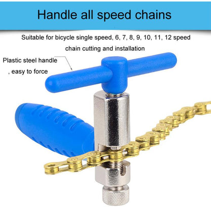 Mountain Bicycle Chain Cutter Steel Chain Release Tool(Blue) by bashfashion