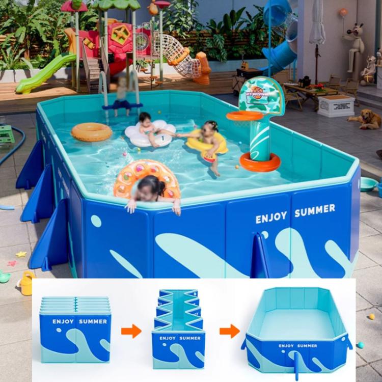 Children Home Free Inflatable Swimming Pool Foldable Outdoor Bracket Play Pool, Spec: 3.2m by bashfashion