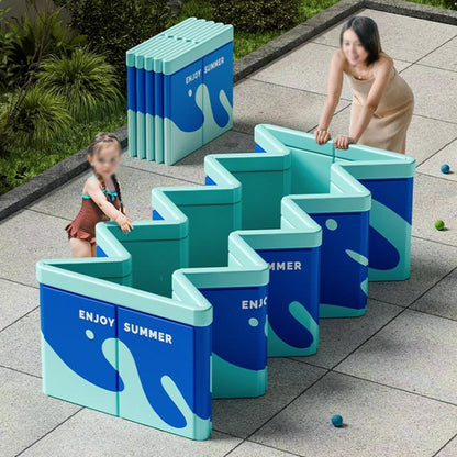 Children Home Free Inflatable Swimming Pool Foldable Outdoor Bracket Play Pool, Spec: 1.6m by bashfashion