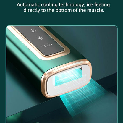 Sapphire Ice Sense Painless Laser Hair Remover Intense Pulse Ice Hair Removal Device, Style: Dark Green FY-509AG(EU Plug) by bashfashion