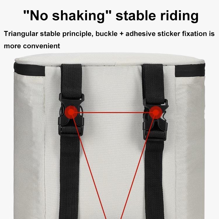 Electric Vehicle Front Helmet Raincoat Storage Waterproof Bag, Color: Black by bashfashion