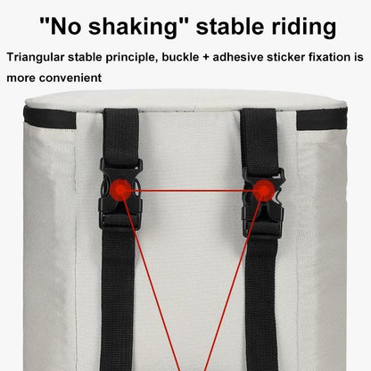 Electric Vehicle Front Helmet Raincoat Storage Waterproof Bag, Color: Black by bashfashion