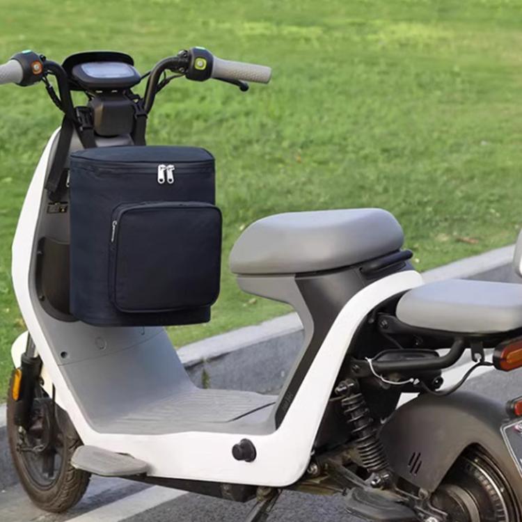 Electric Vehicle Front Helmet Raincoat Storage Waterproof Bag, Color: Black by bashfashion