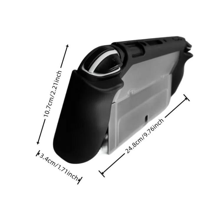 For Nintendo Switch OLED / Joy-Con 2 In 1 Protective Case TPU Cover Support(Translucent) by bashfashion