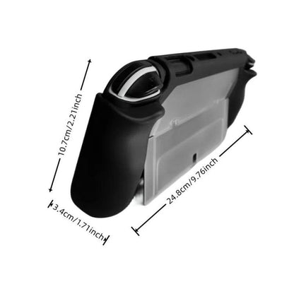 For Nintendo Switch OLED / Joy-Con 2 In 1 Protective Case TPU Cover Support(White) by bashfashion