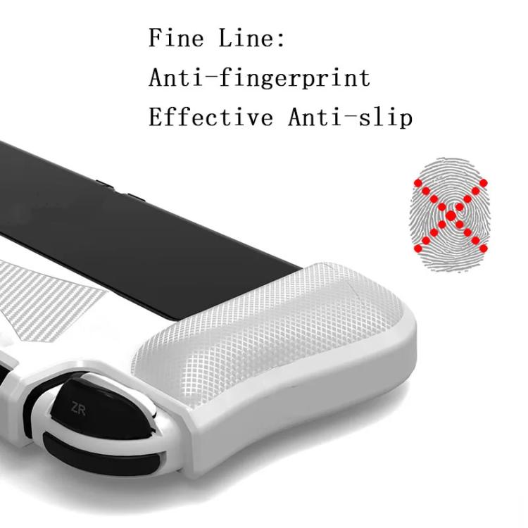 For Switch OLED Console TPU Protective Cover Integrated Shell With 2 Game Card Slots(Black) by bashfashion