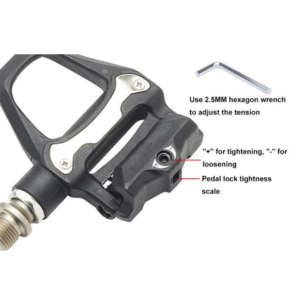 RACEWORK 1pair Road Bicycle Riding Anti-slip Self-locking Pedals(R26) by RACEWORK