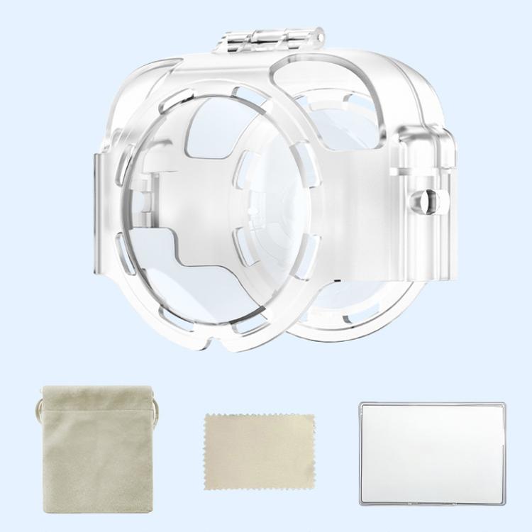 For Insta360 X4 HEPAIL AC37 Lens Anti-fog Snap-on Protective Mirror Front and Rear Lens Protectors by HEPAIL