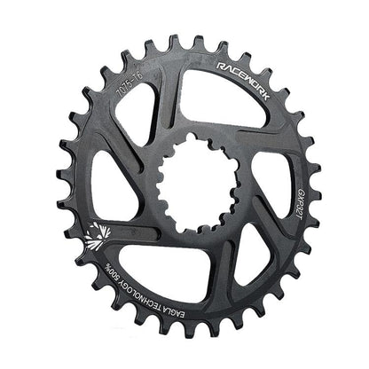 RACEWORK 7075-T6 For SRAM Mountain Bike Single Plate Round Bicycle Sprocket, Spec: 3mm 32T by RACEWORK