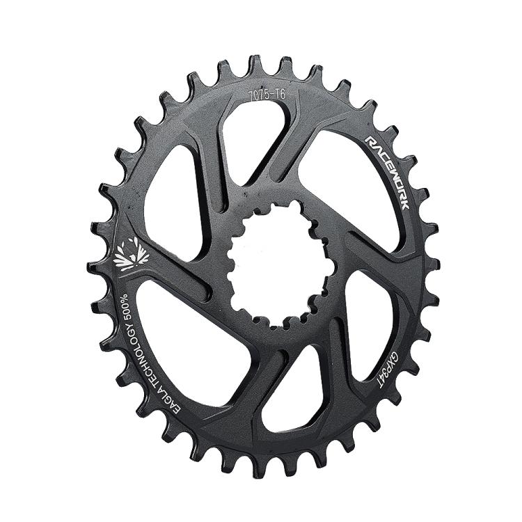 RACEWORK 7075-T6 For SRAM Mountain Bike Single Plate Round Bicycle Sprocket, Spec: 3mm 34T by RACEWORK