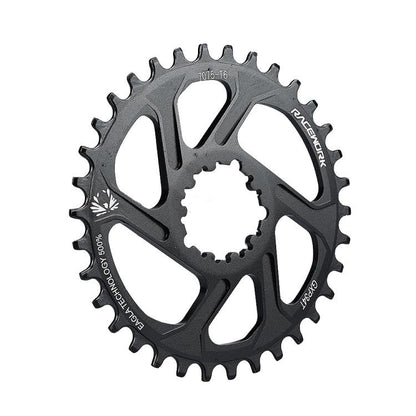 RACEWORK 7075-T6 For SRAM Mountain Bike Single Plate Round Bicycle Sprocket, Spec: 3mm 34T by RACEWORK