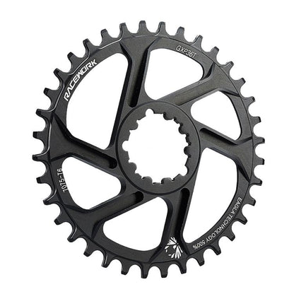 RACEWORK 7075-T6 For SRAM Mountain Bike Single Plate Round Bicycle Sprocket, Spec: 6mm 36T by RACEWORK