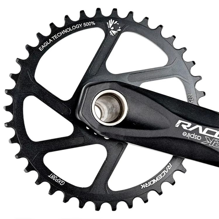 RACEWORK 7075-T6 For SRAM Mountain Bike Single Plate Round Bicycle Sprocket, Spec: 3mm 36T by RACEWORK