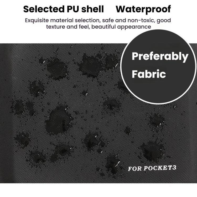 BKANO For DJI Osmo Pocket 3 Storage Bag All-in-One Kit Organizer Portable Backpack Case(Black) by BKANO