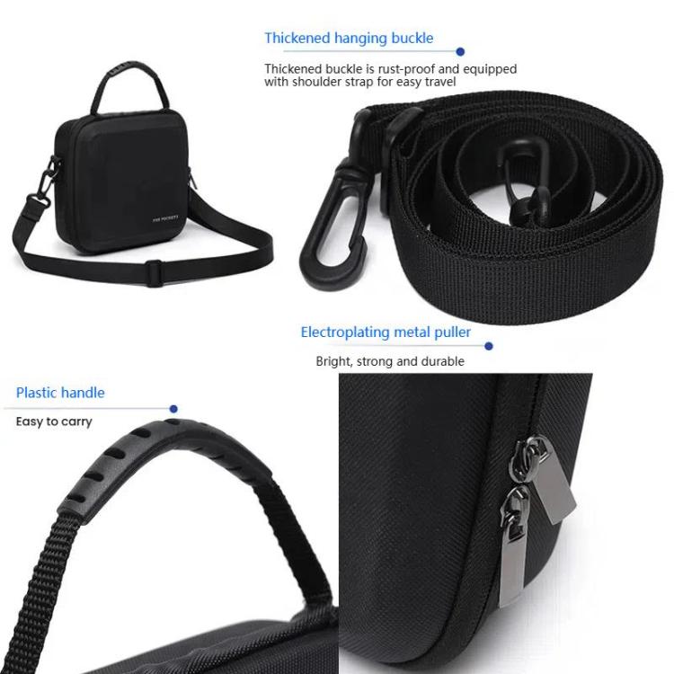 BKANO For DJI Osmo Pocket 3 Storage Bag All-in-One Kit Organizer Portable Backpack Case(Black) by BKANO