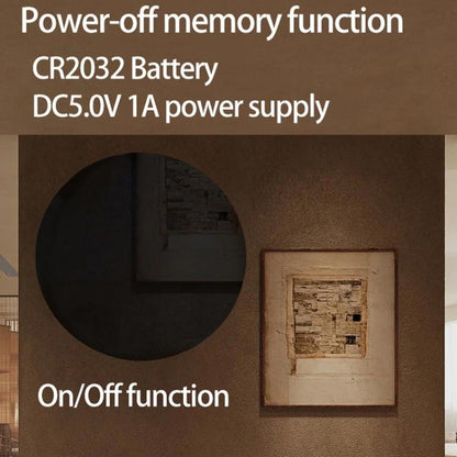 11.6-Inch White Light Wall Clock With Remote Control Multi-Functional Alarm Clock Bamboo+Black by bashfashion