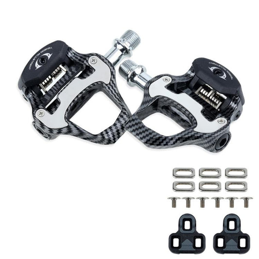 RACEWORK R358 Road Bike Self-locking Pedal Bearing Bicycle Pedal(For LOOK system) by RACEWORK