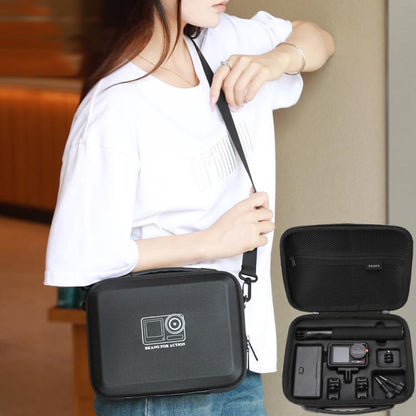 BKANO For DJI Osmo Action 3 / 4 / 5 Pro Sports Camera Storage Bag Portable Protective Bag Case(Black) by BKANO