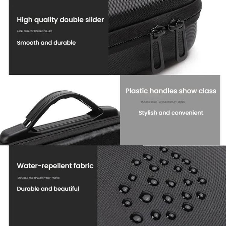 BKANO For DJI Osmo Action 3 / 4 / 5 Pro Sports Camera Storage Bag Portable Protective Bag Case(Black) by BKANO
