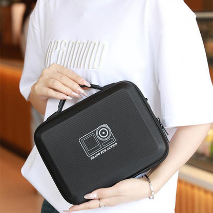 BKANO For DJI Osmo Action 3 / 4 / 5 Pro Sports Camera Storage Bag Portable Protective Bag Case(Black) by BKANO