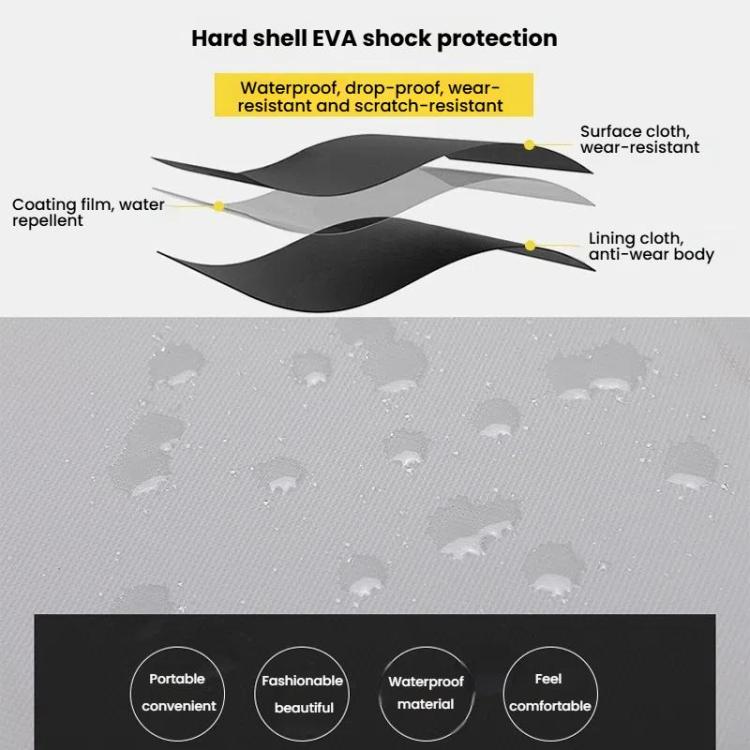 BKANO For DJI Flip Body Storage Bag Portable Waterproof Storage Case Hard Case Handbag by BKANO