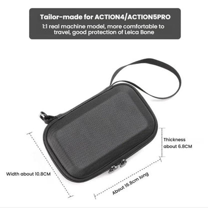 BKANO For DJI Osmo Action 3 / 4 / 5 Pro Storage Bag Sports Camera Handbag(Black) by BKANO