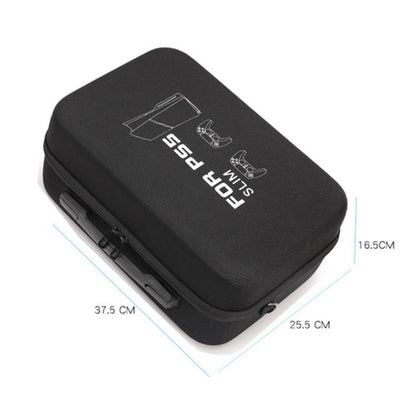 BKANO For Sony PS5 Slim Storage Bag Hard-Shell Shoulder Suitcase Storage Case(Gray) by BKANO