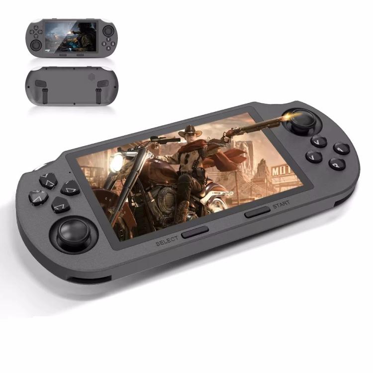 4.5-inch IPS Screen 64G Handheld Game Console Built-in 20000 Games, Model: SF3000 with 2 Handles by bashfashion