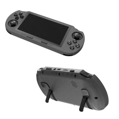 4.5-inch IPS Screen 64G Handheld Game Console Built-in 20000 Games, Model: SF3000 with 2 Handles by bashfashion