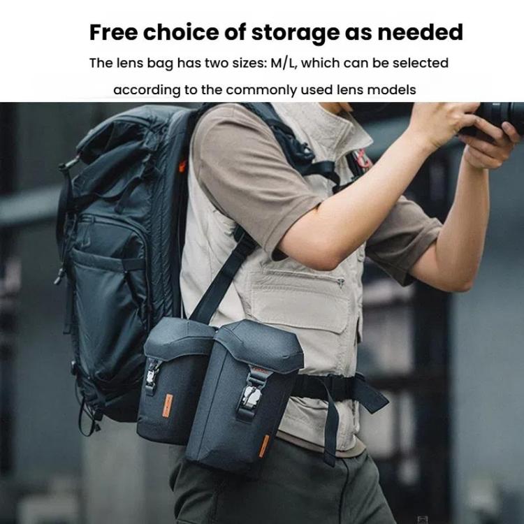 PGYTECH SLR Camera Telephoto Lens Waterproof Storage Bag, Size: M by PGYTECH