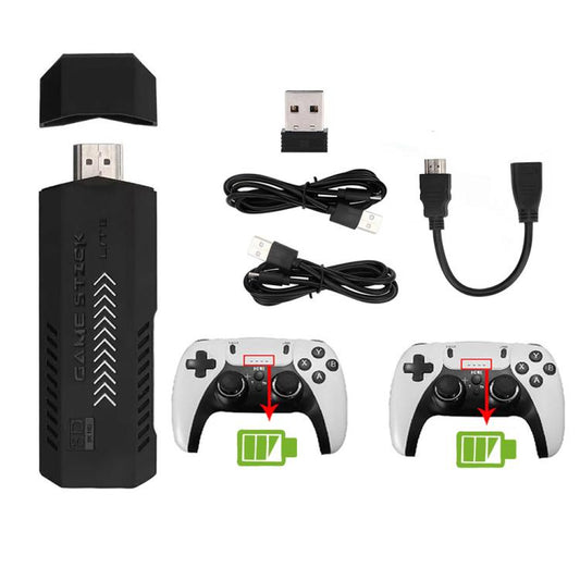 M10 Pro 4K TV Game Player 3D HD Retro Video Game Console 128G With Charged Controller by bashfashion