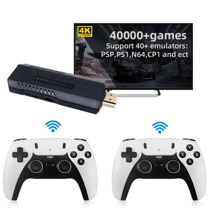 M10 Pro 4K TV Game Player 3D HD Retro Video Game Console 128G With Charged Controller by bashfashion