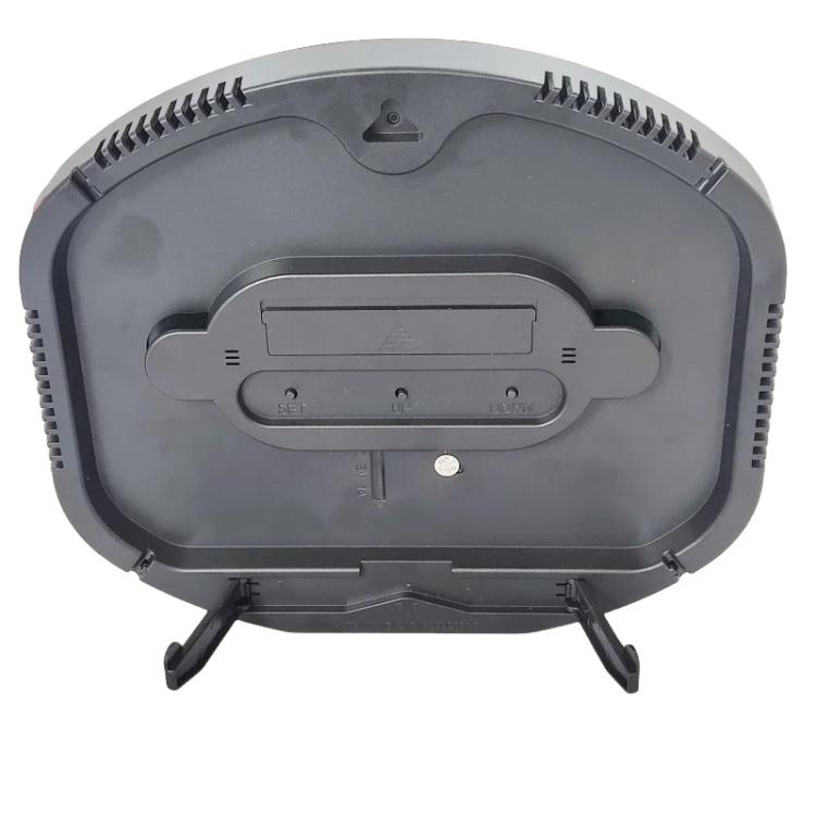 Digital Wall Clock Weather Station Forecast TEMP Humidity 2 Alarm Table Clock With Remote Control(Blue+White) by bashfashion