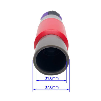 32mm Soft Brush+Connector For Dyson V8 Vacuum Cleaner Dusting Streak Free Soft Brush Replacement Accessory Set by bashfashion