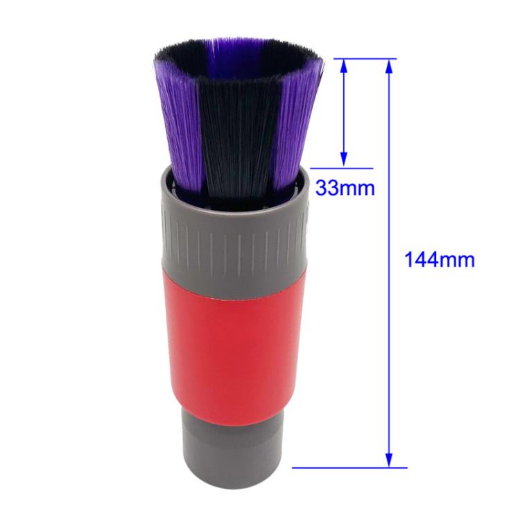 32mm Soft Brush+Connector For Dyson V8 Vacuum Cleaner Dusting Streak Free Soft Brush Replacement Accessory Set by bashfashion
