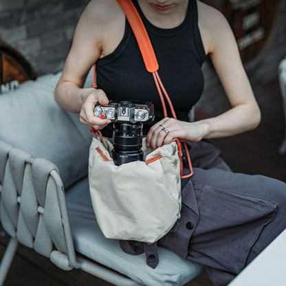 PGYTECH OneGo SLR Camera Waterproof Drawstring Bag, Color: White by PGYTECH