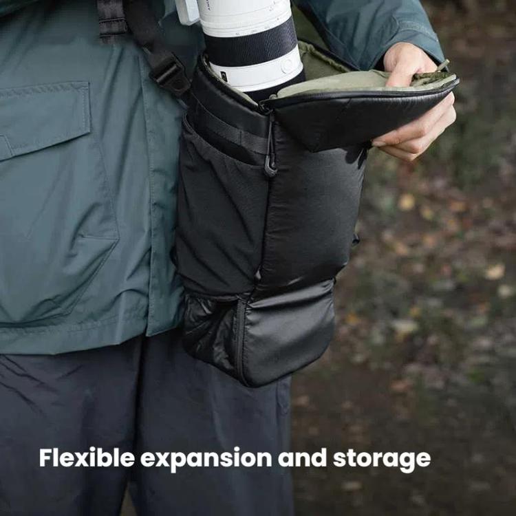 PGYTECH DSLR Camera Crossbody Waist Triangle Bag(Black) by PGYTECH