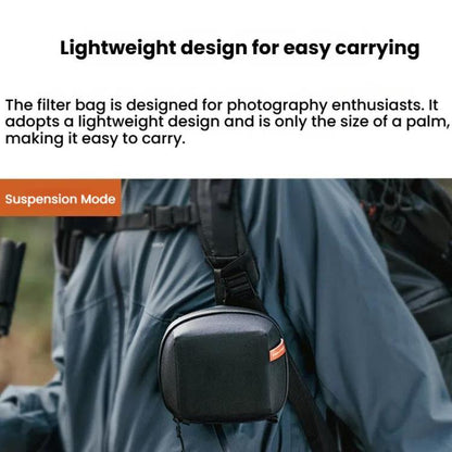 PGYTECH Dustproof Drop-proof Camera UV Filter Storage Bag(Black) by PGYTECH