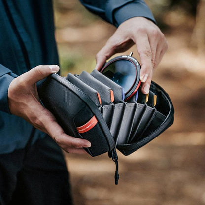 PGYTECH Dustproof Drop-proof Camera UV Filter Storage Bag(Black) by PGYTECH