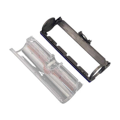 For Dyson V8 / V10 Vacuum Cleaner Anti-Tangle Direct Drive Floor Brushes Transparent Body Parts, Style: Shell Kits by bashfashion