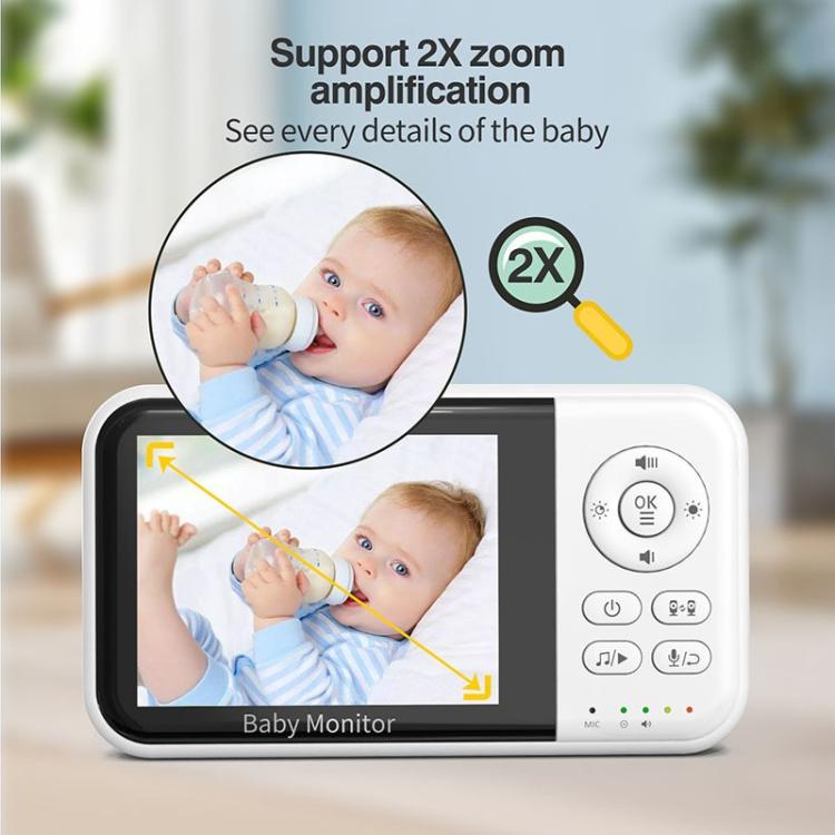 3.2 inch LCD Wireless Video Baby Monitor 2 Way Audio Talk Night Vision Surveillance Security Camera US Plug by bashfashion