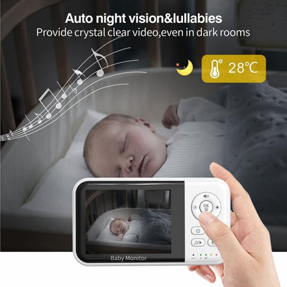 3.2 inch LCD Wireless Video Baby Monitor 2 Way Audio Talk Night Vision Surveillance Security Camera AU Plug by bashfashion