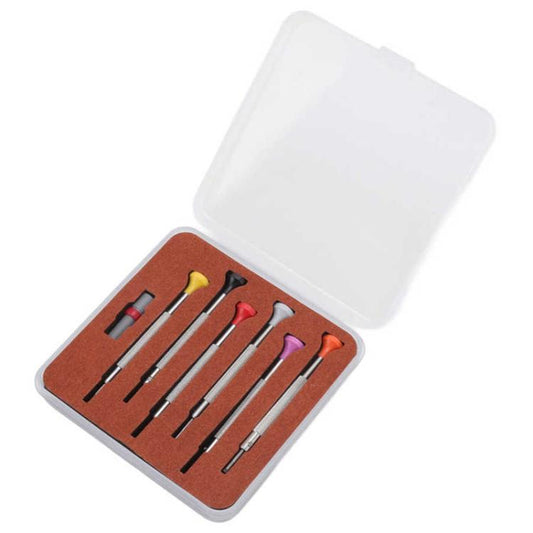 6pcs / Set 0.8-1.8mm Flat Type Screwdriver Watch Repairing Driver Tool by bashfashion